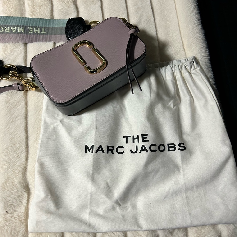Marc Jacobs Lavender and Black Crossbody Bag